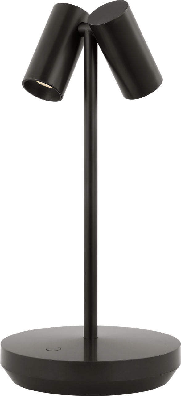 Doppia Short Accent Rechargeable Table Lamp Bronze 2700K 90 CRI