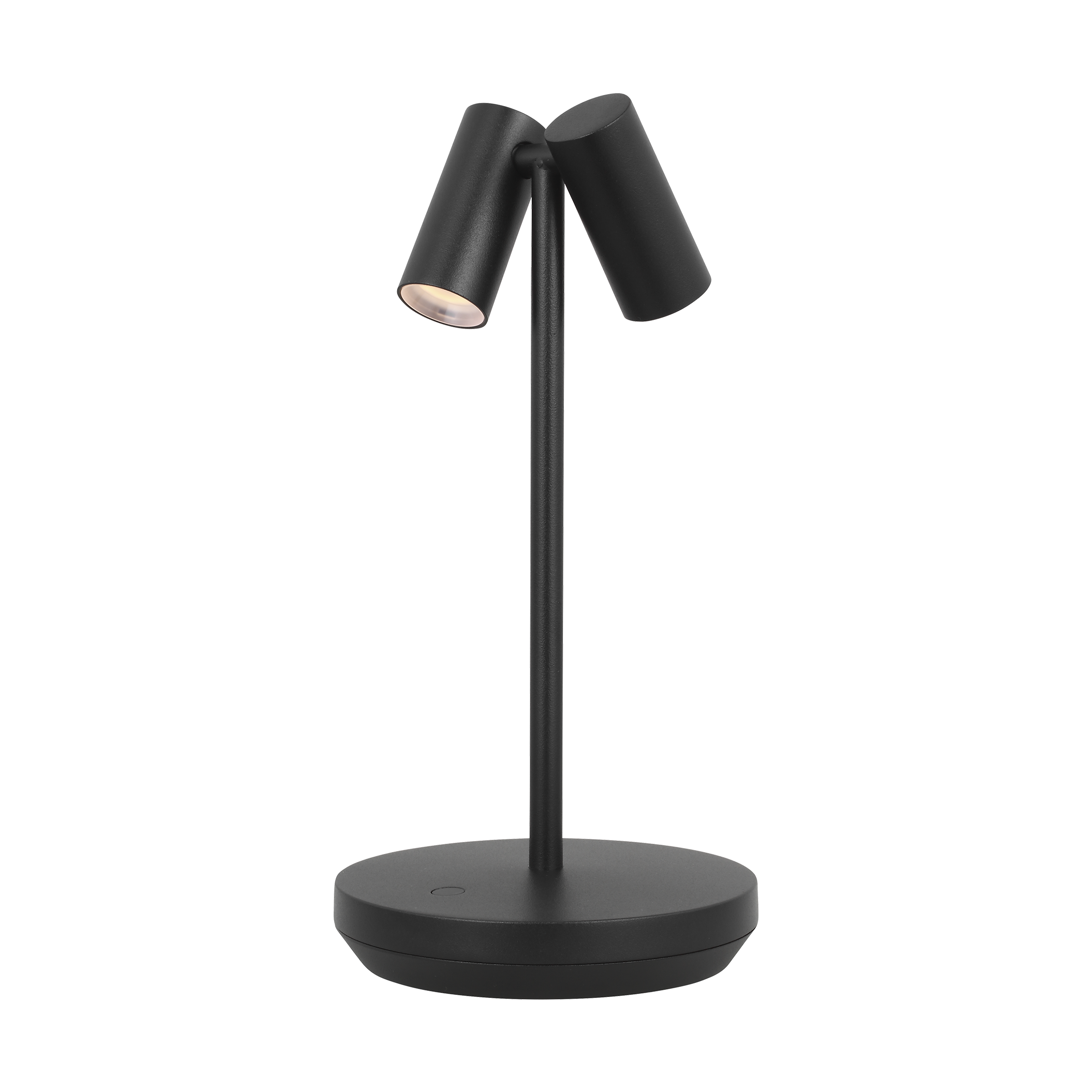 Doppia Short Accent Rechargeable Table Lamp Black 2700K 90 CRI