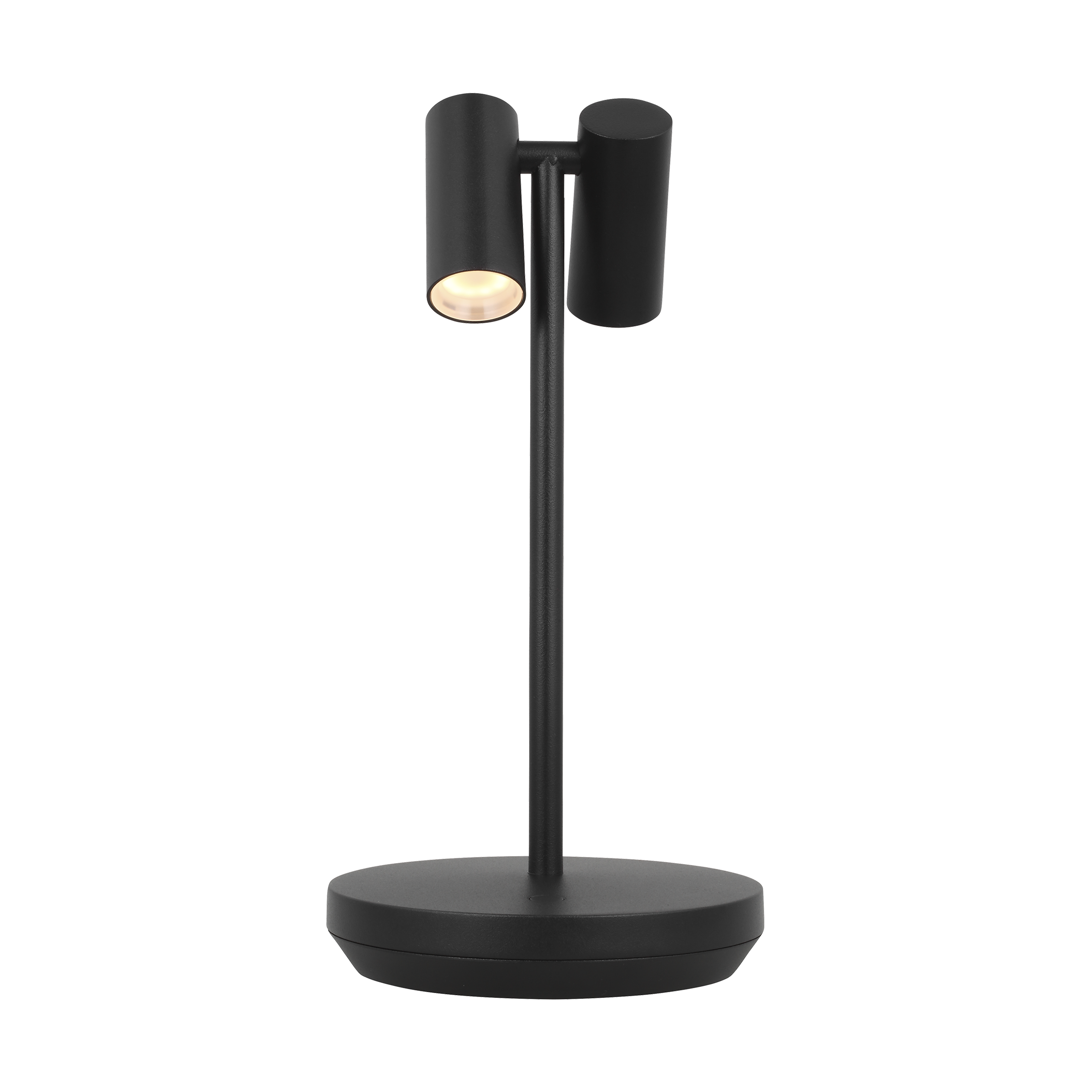Doppia Short Accent Rechargeable Table Lamp Black 2700K 90 CRI