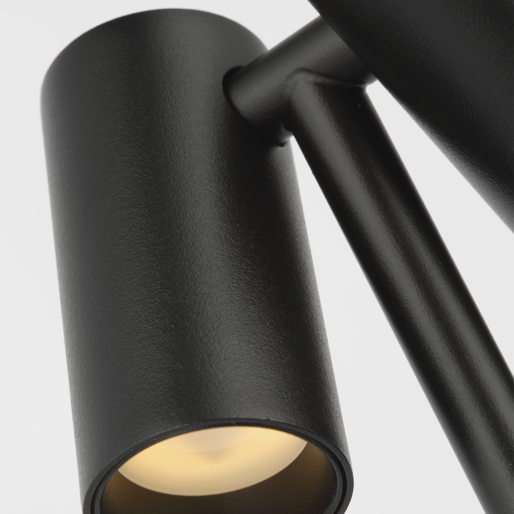 Doppia Short Accent Rechargeable Table Lamp Black 2700K 90 CRI