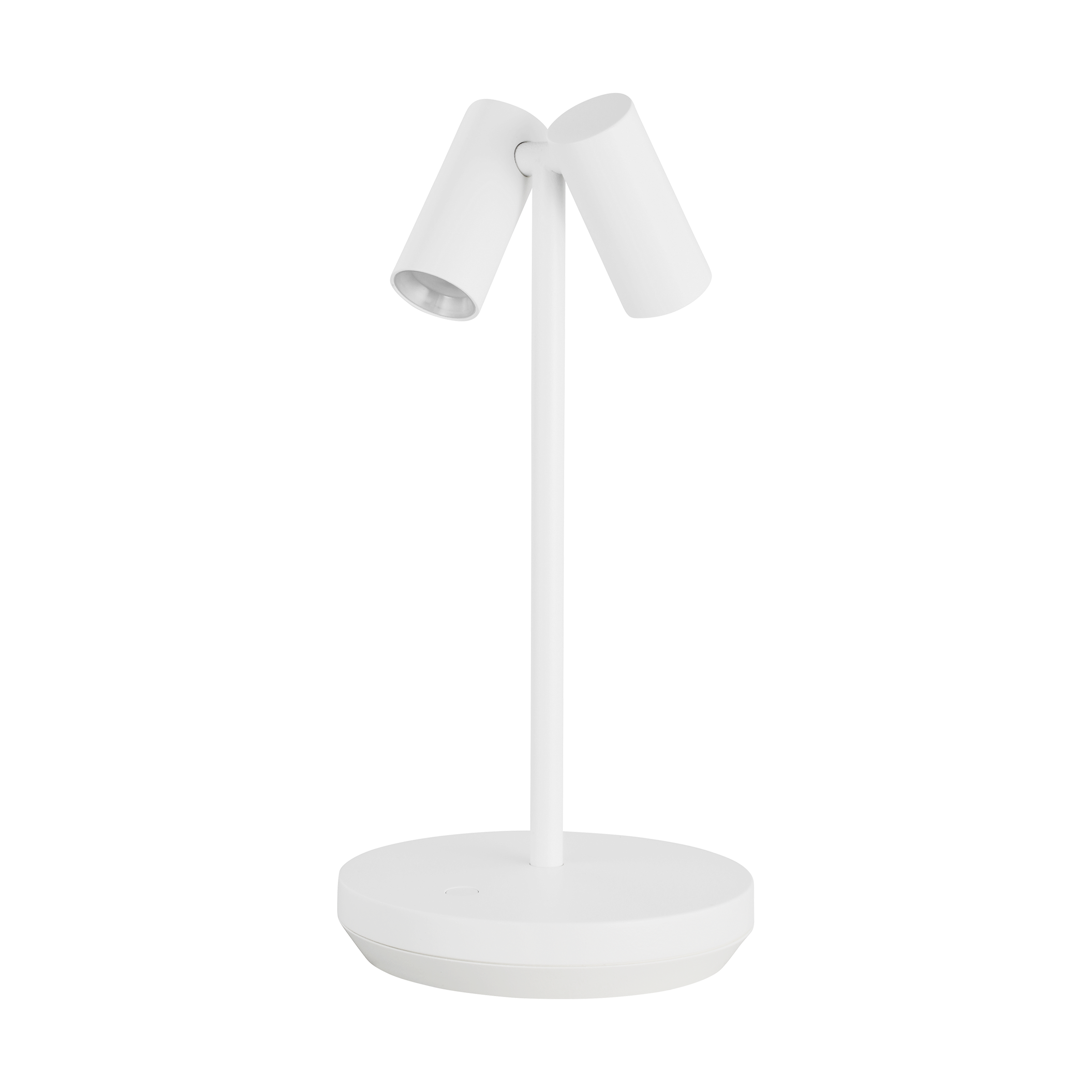 Doppia Short Accent Rechargeable Table Lamp Matte White 2700K 90 CRI