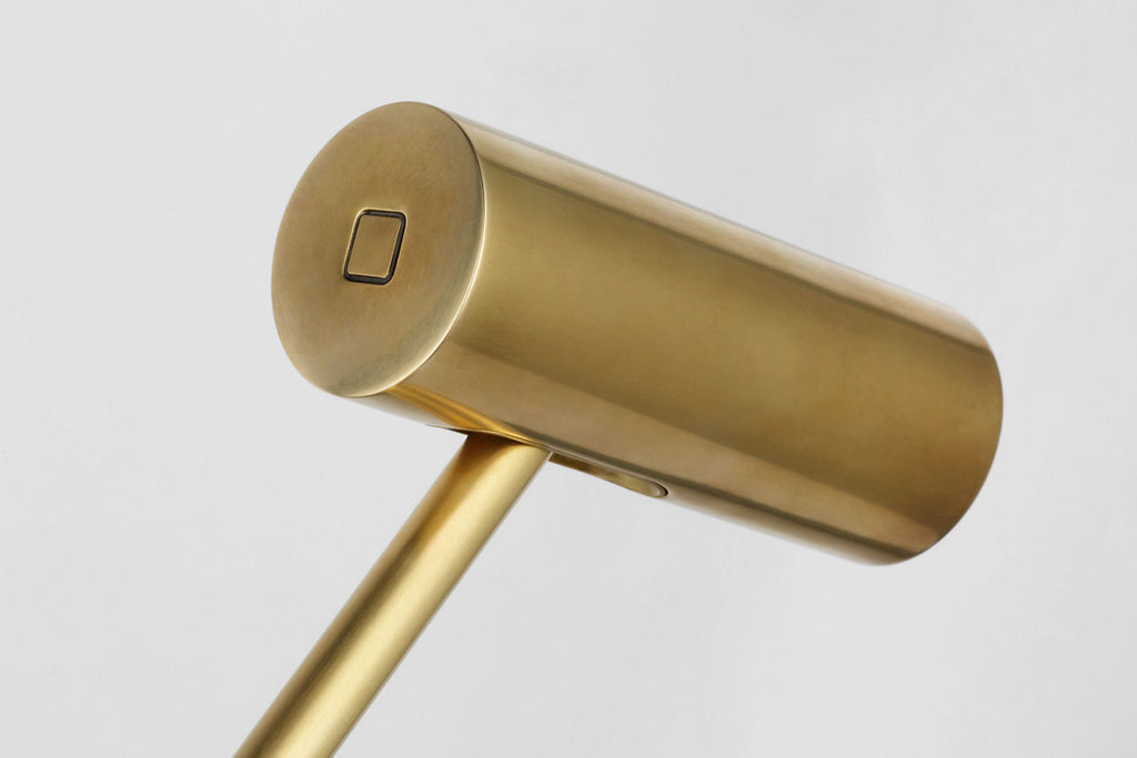 Ponte X-Large Table Lamp hand rubbed antique brass 3000K 90 CRI