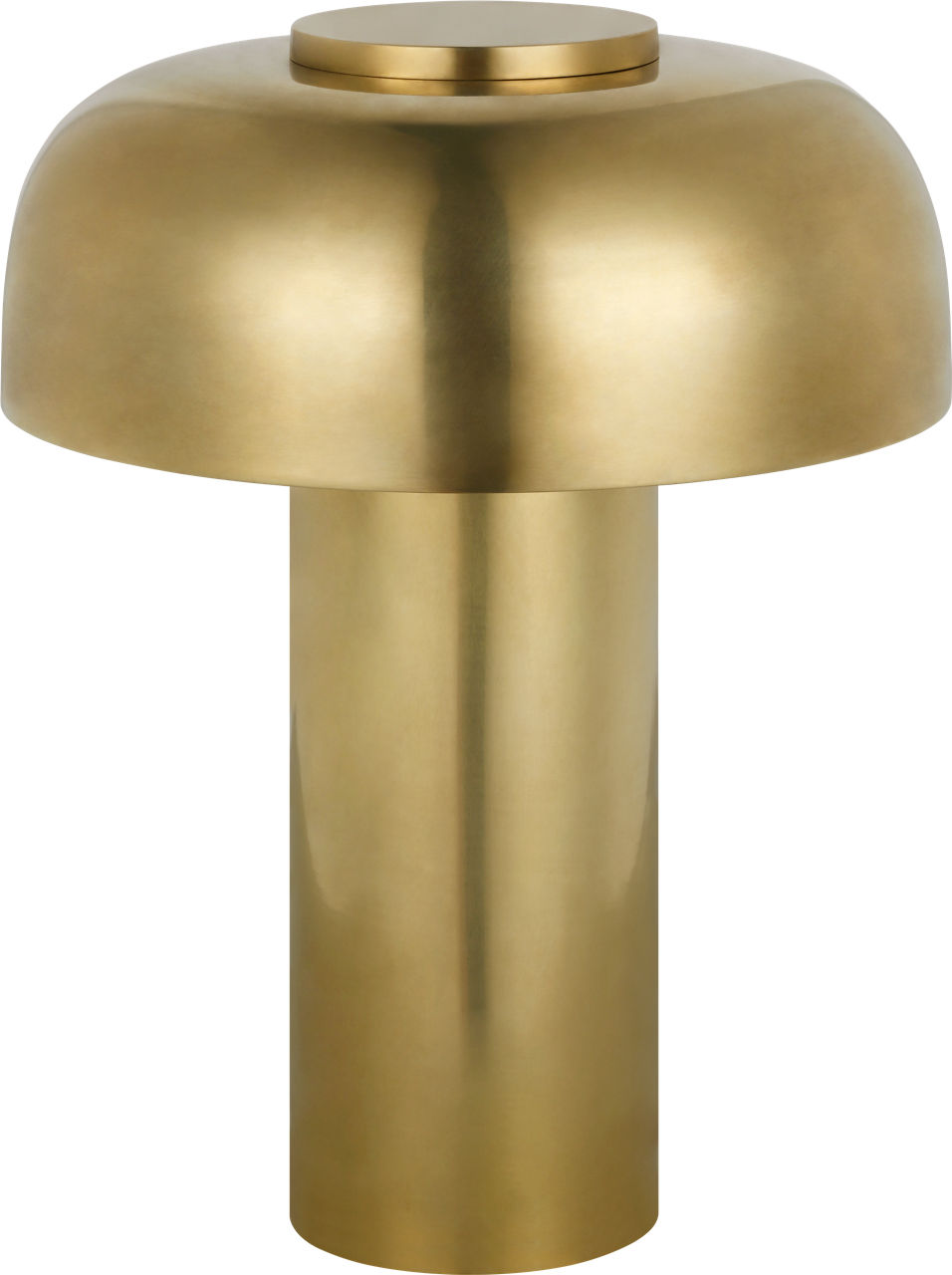 Louver 9 Rechargeable Table Lamp | Hand Rubbed Antique Brass 2700K 90 CRI
