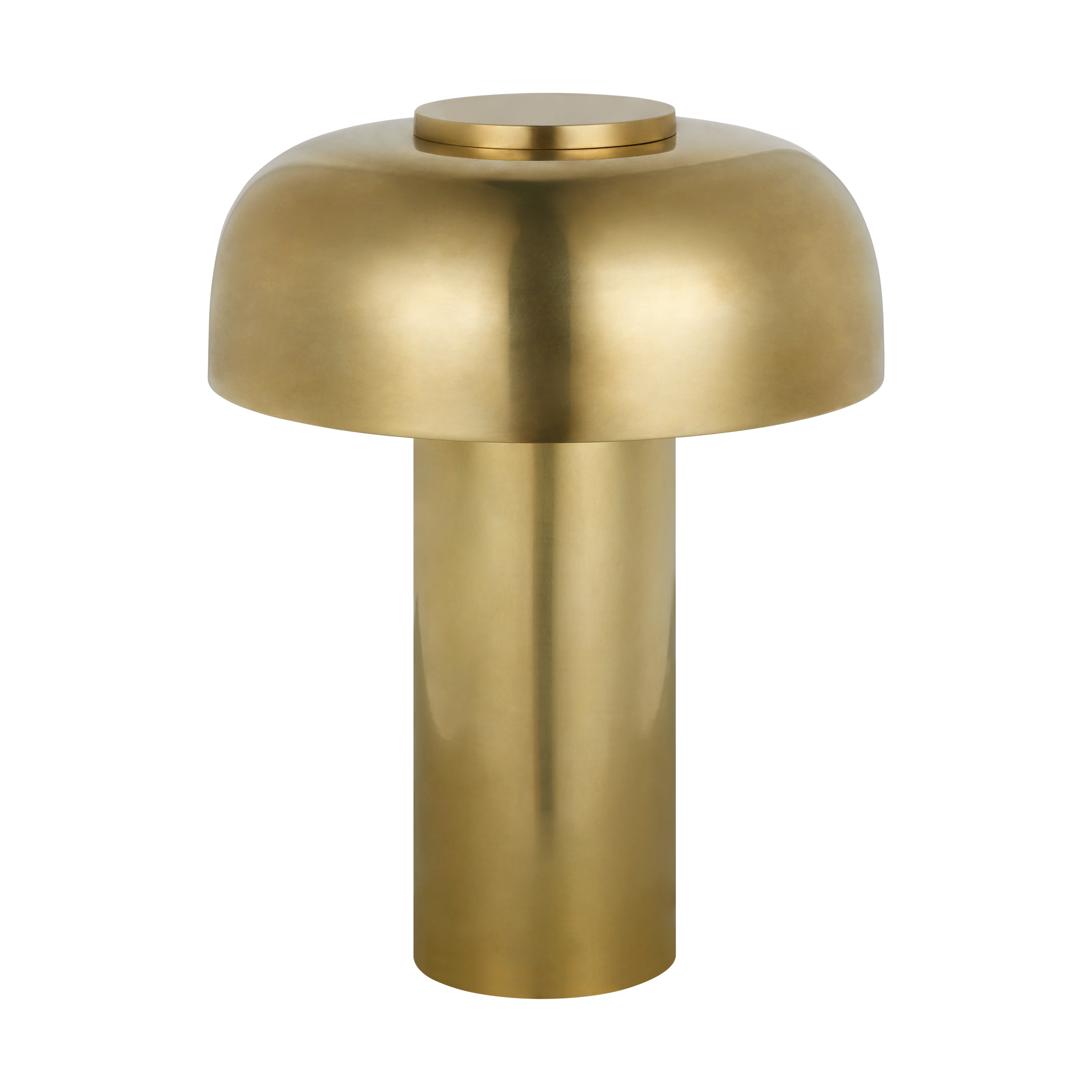Louver 9 Rechargeable Table Lamp | Hand Rubbed Antique Brass 2700K 90 CRI