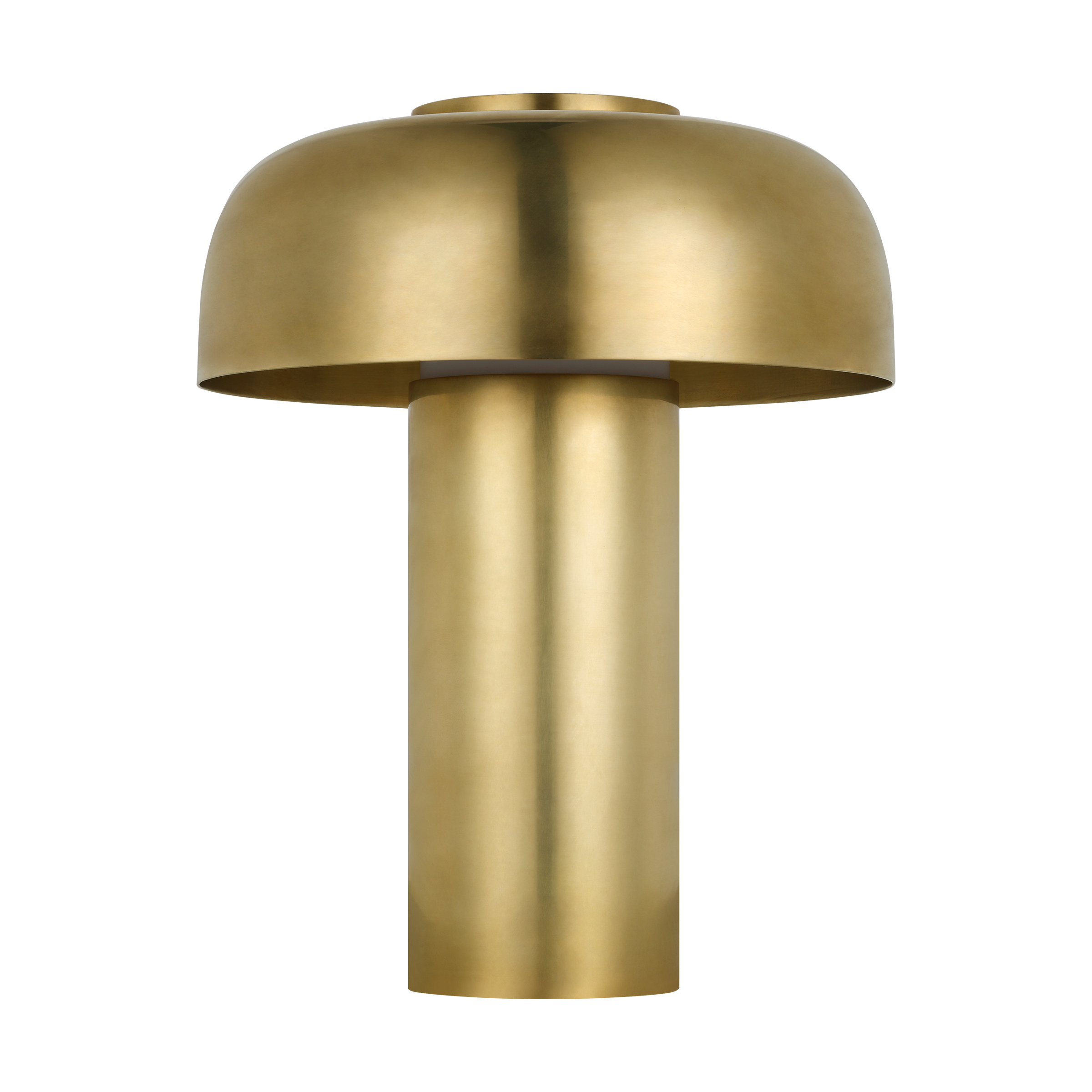 Louver 9 Rechargeable Table Lamp | Hand Rubbed Antique Brass 2700K 90 CRI