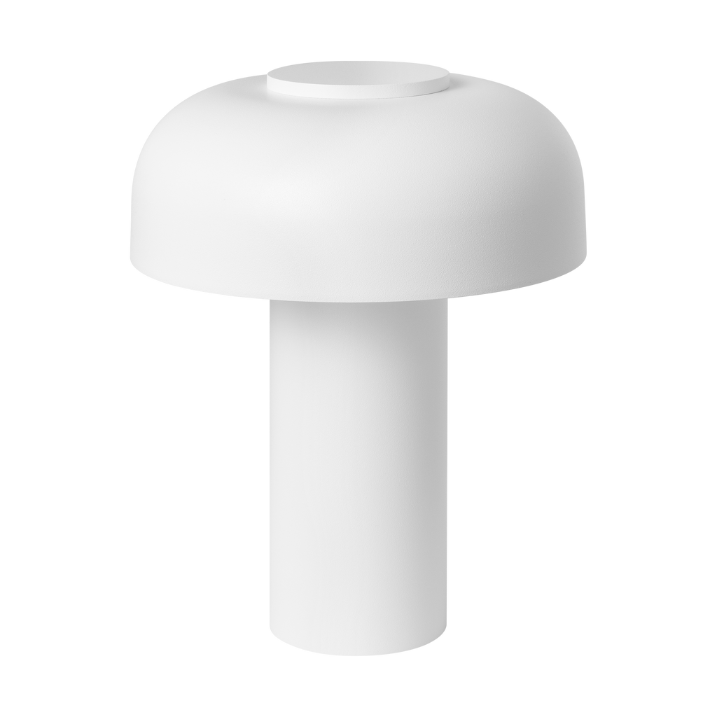 Louver 9 Rechargeable Table Lamp | Matte White 2700K 90 CRI