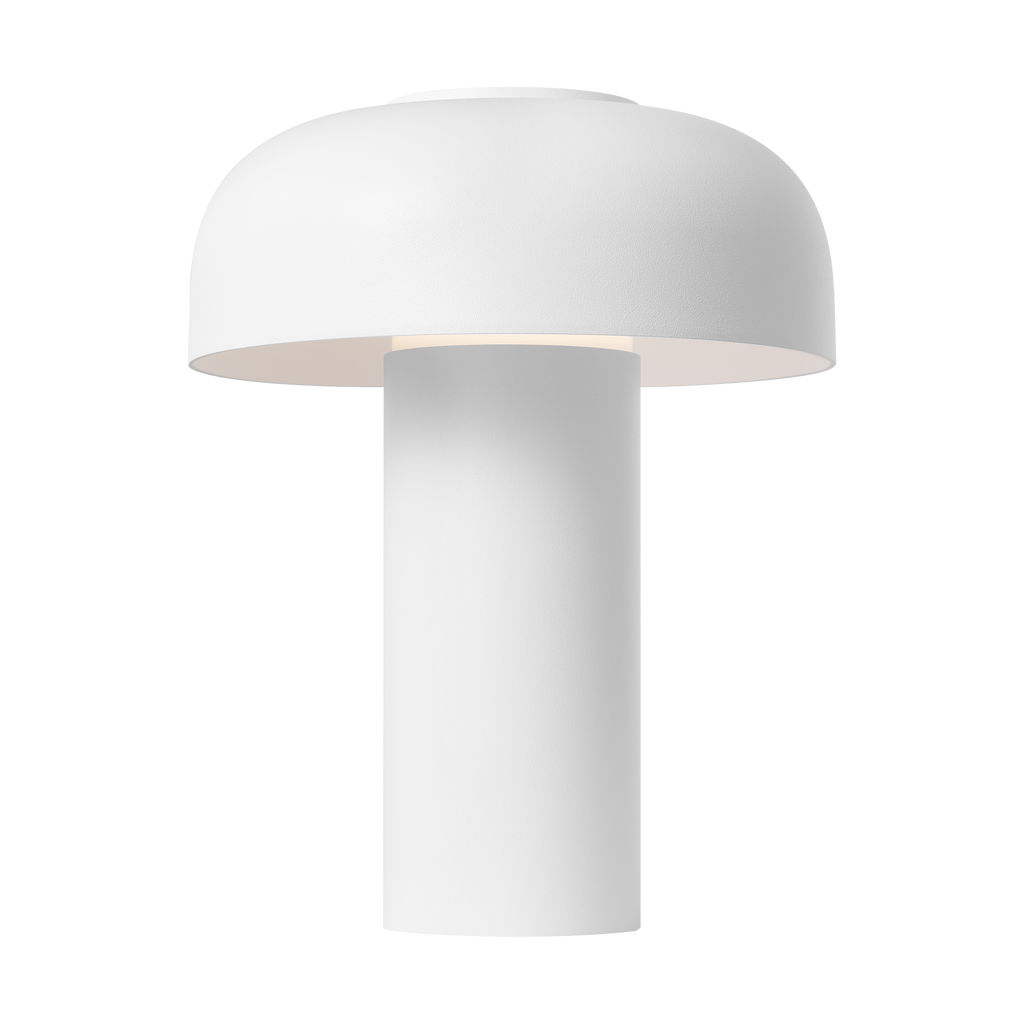 Louver 9 Rechargeable Table Lamp | Matte White 2700K 90 CRI