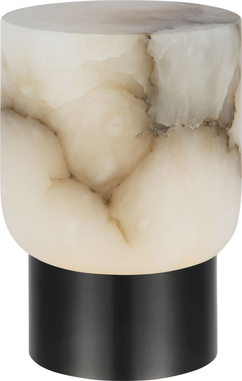 Caspe Alabaster 7 Rechargeable Table Lamp Bronze 2700K 90 CRI