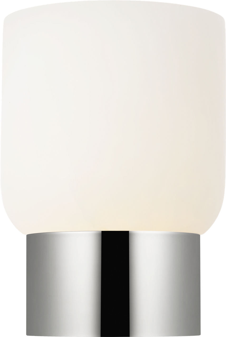 Caspe Alabaster 7 Rechargeable Table Lamp Polished Nickel 2700K 90 CRI