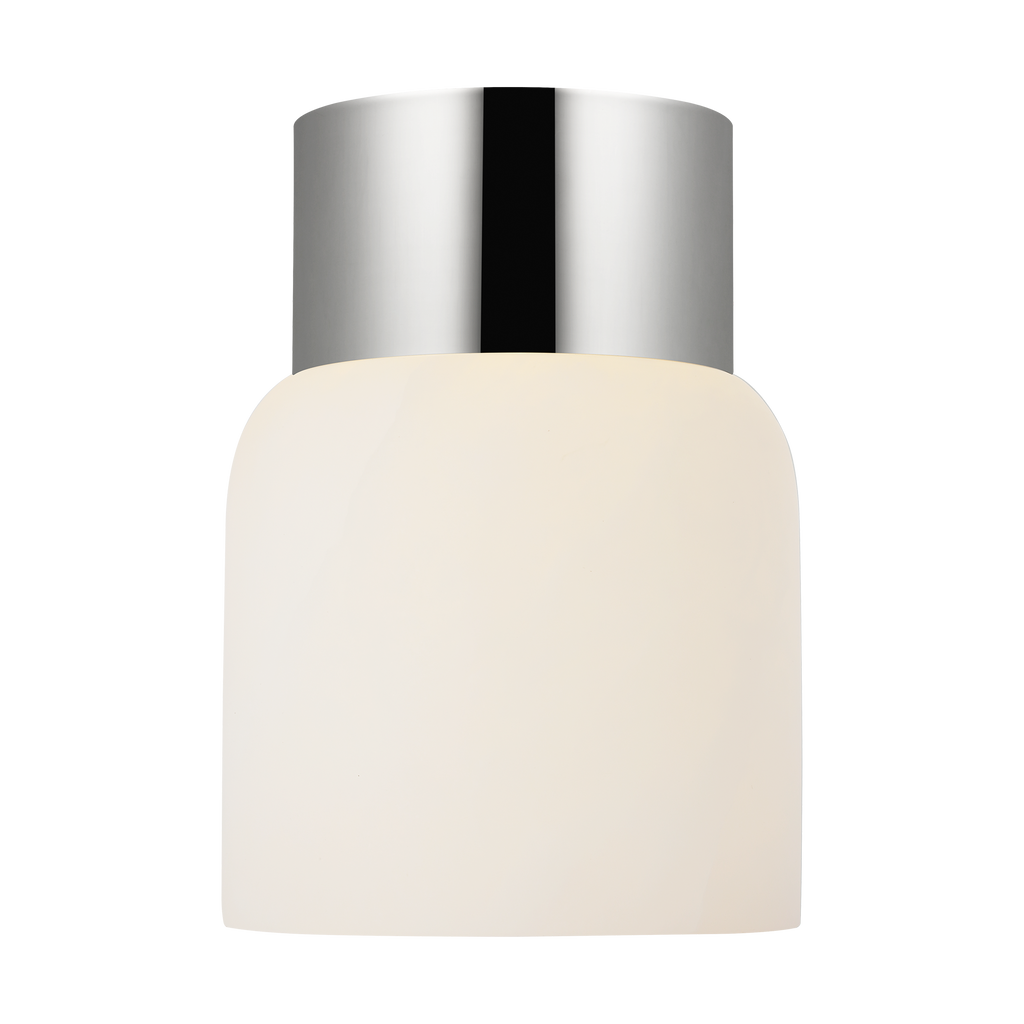 Caspe Alabaster 7 Rechargeable Table Lamp Polished Nickel 2700K 90 CRI