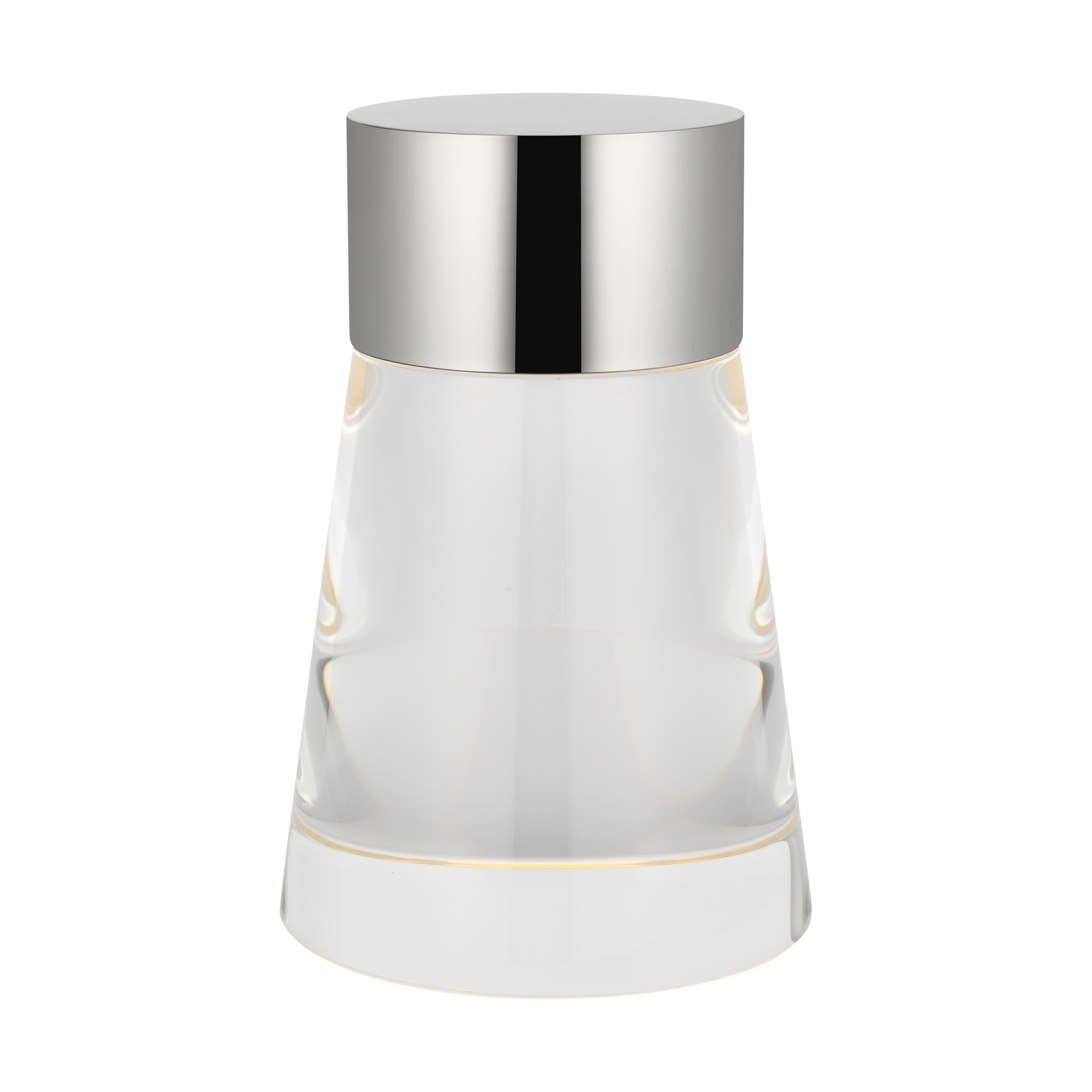 Caspe 8 Rechargeable Table Lamp polished nickel 2700K 90 CRI