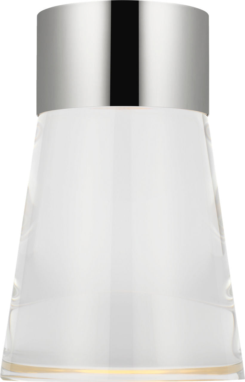 Caspe 8 Rechargeable Table Lamp polished nickel 2700K 90 CRI