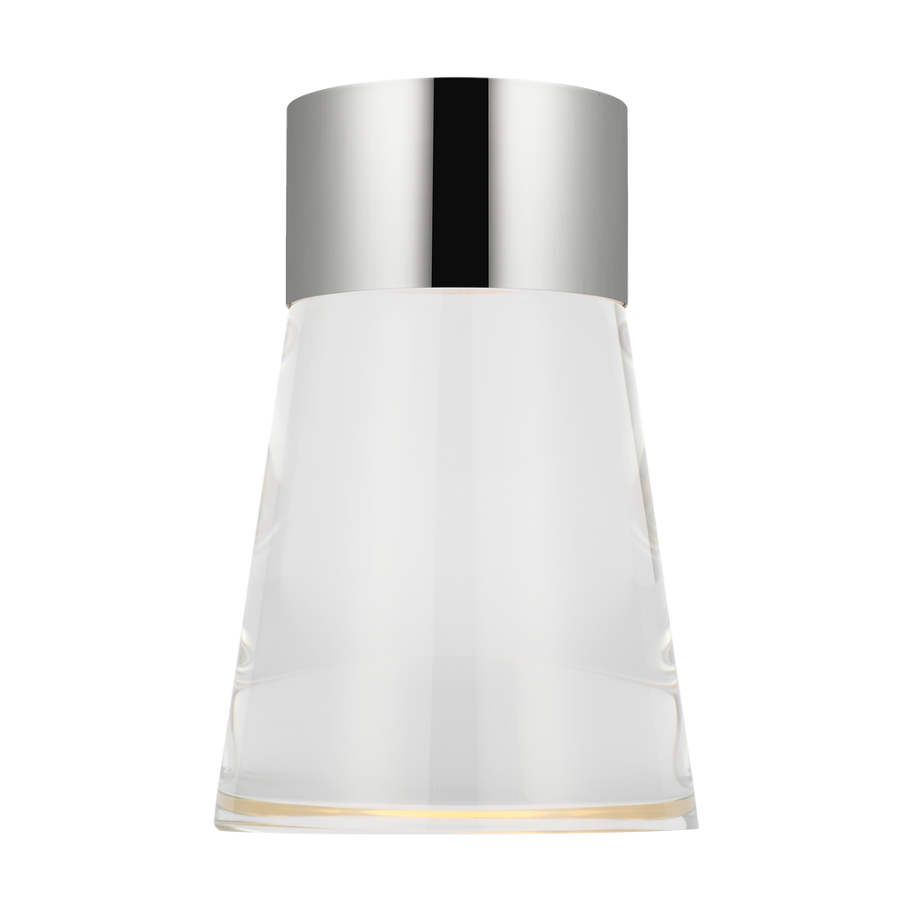 Caspe 8 Rechargeable Table Lamp polished nickel 2700K 90 CRI