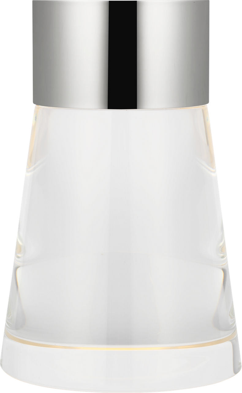 Caspe 8 Rechargeable Table Lamp polished nickel 2700K 90 CRI