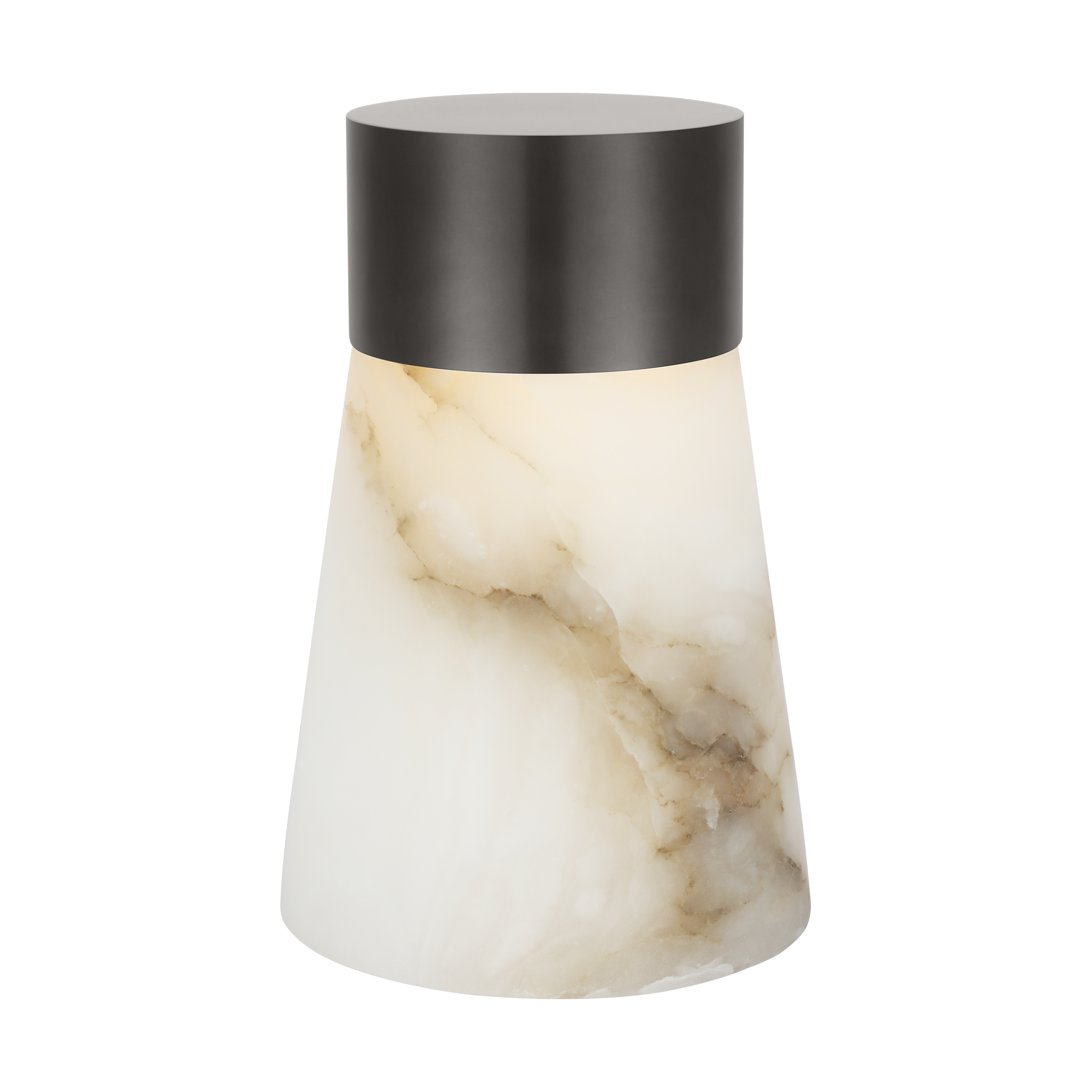 Caspe Alabaster 8 Rechargeable Table Lamp Bronze 2700K 90 CRI
