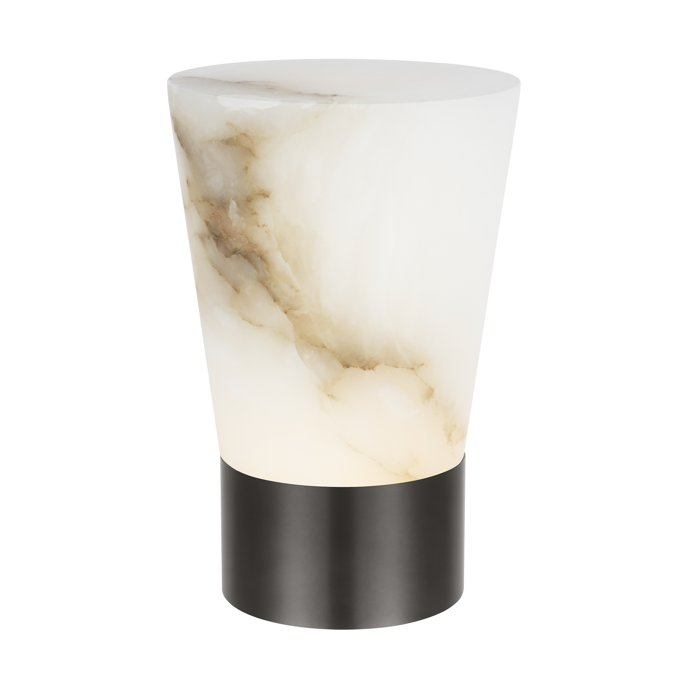 Caspe Alabaster 8 Rechargeable Table Lamp Bronze 2700K 90 CRI