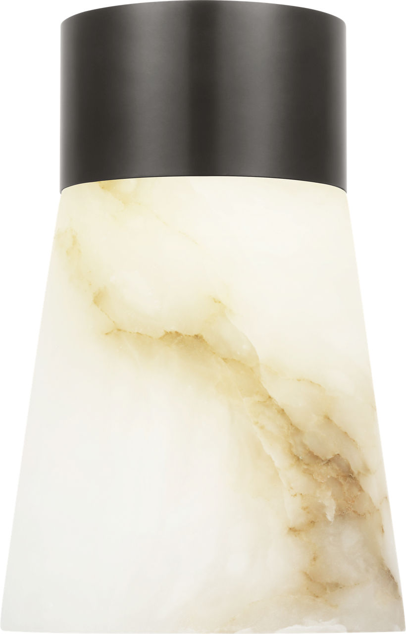 Caspe Alabaster 8 Rechargeable Table Lamp Bronze 2700K 90 CRI