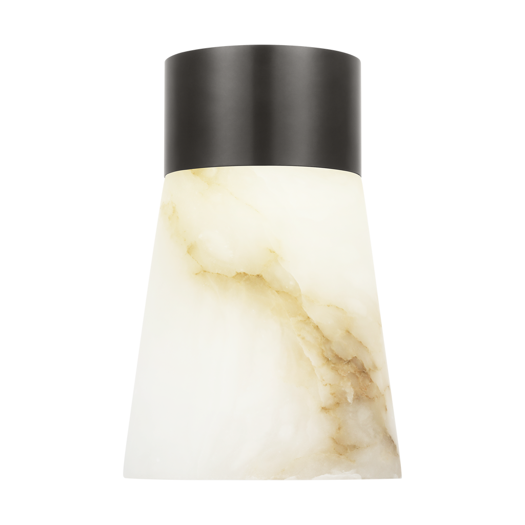 Caspe Alabaster 8 Rechargeable Table Lamp Bronze 2700K 90 CRI
