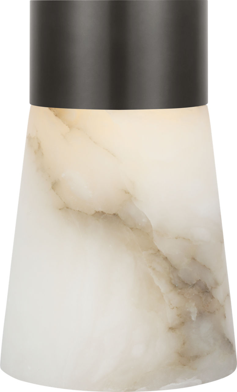 Caspe Alabaster 8 Rechargeable Table Lamp Bronze 2700K 90 CRI