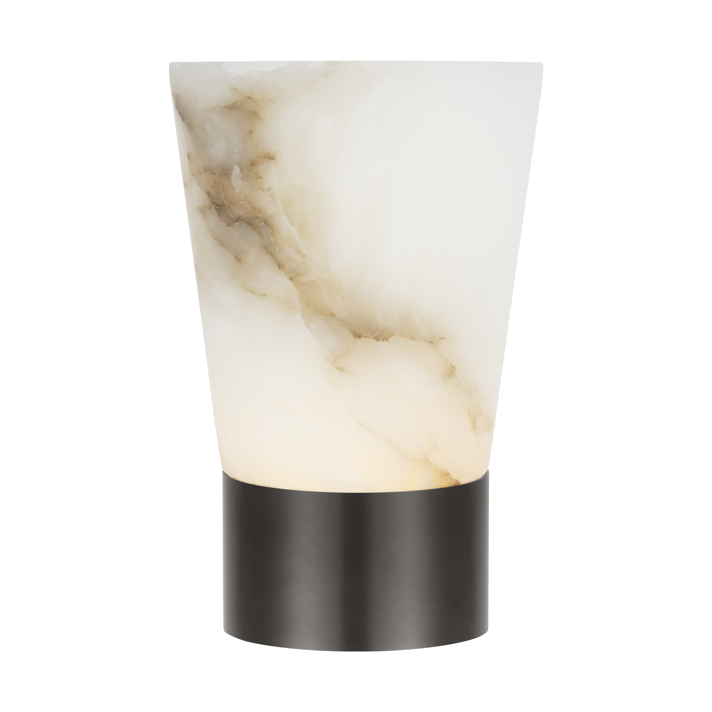 Caspe Alabaster 8 Rechargeable Table Lamp Bronze 2700K 90 CRI