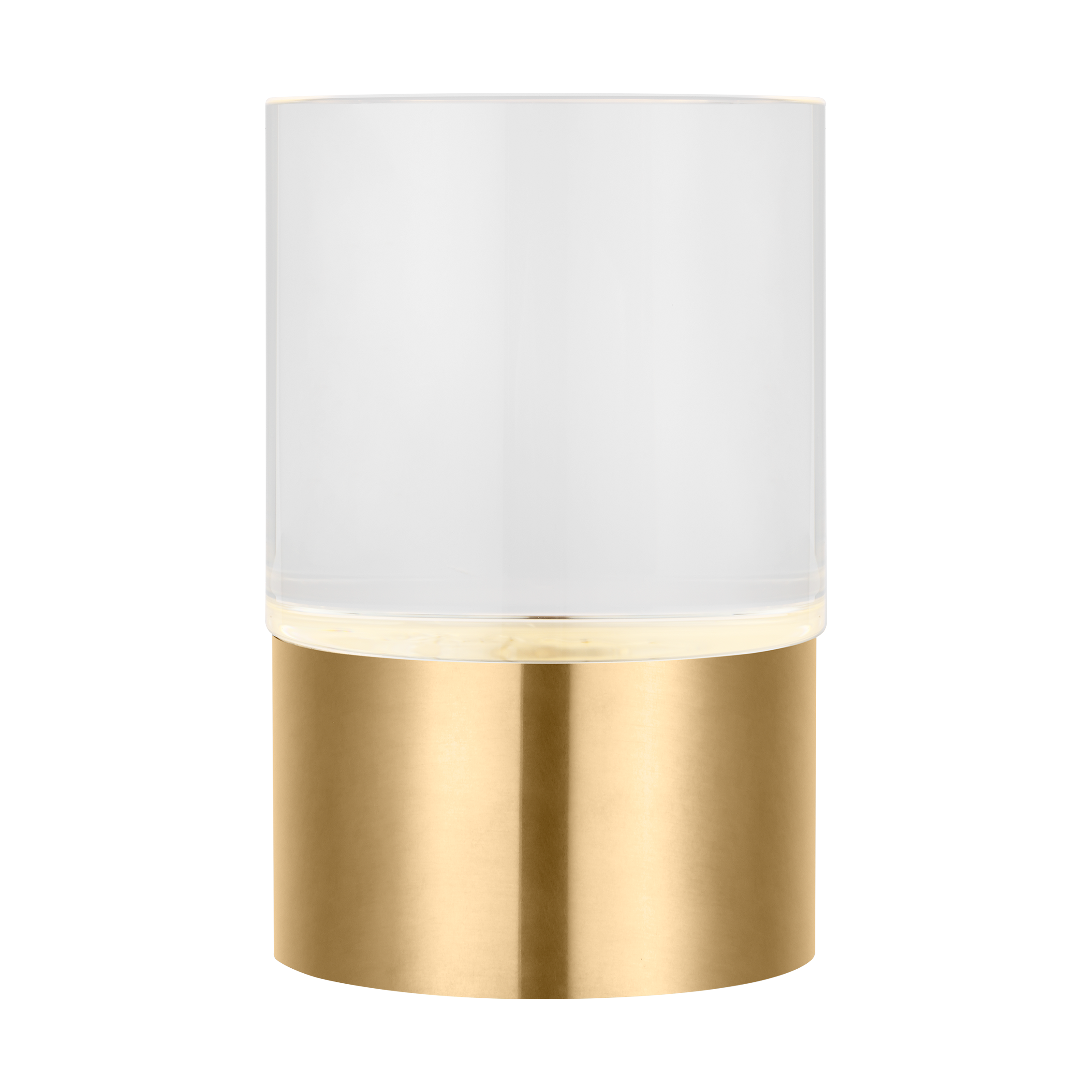 Caspe 6 Rechargeable Table Lamp Hand Rubbed Antique Brass 2700K 90 CRI