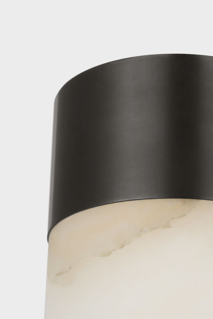 Caspe Alabaster 6 Rechargeable Table Lamp Bronze 2700K 90 CRI