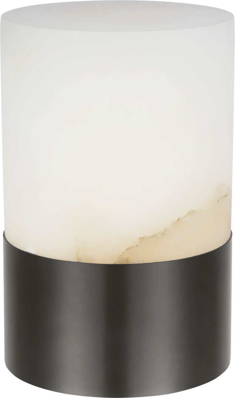 Caspe Alabaster 6 Rechargeable Table Lamp Bronze 2700K 90 CRI