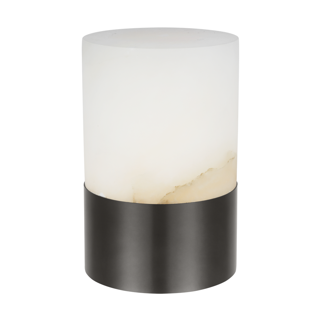 Caspe Alabaster 6 Rechargeable Table Lamp Bronze 2700K 90 CRI