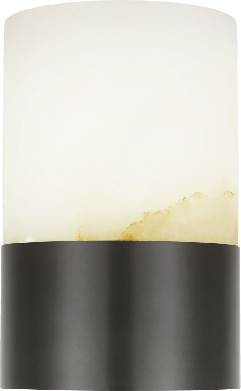 Caspe Alabaster 6 Rechargeable Table Lamp Bronze 2700K 90 CRI