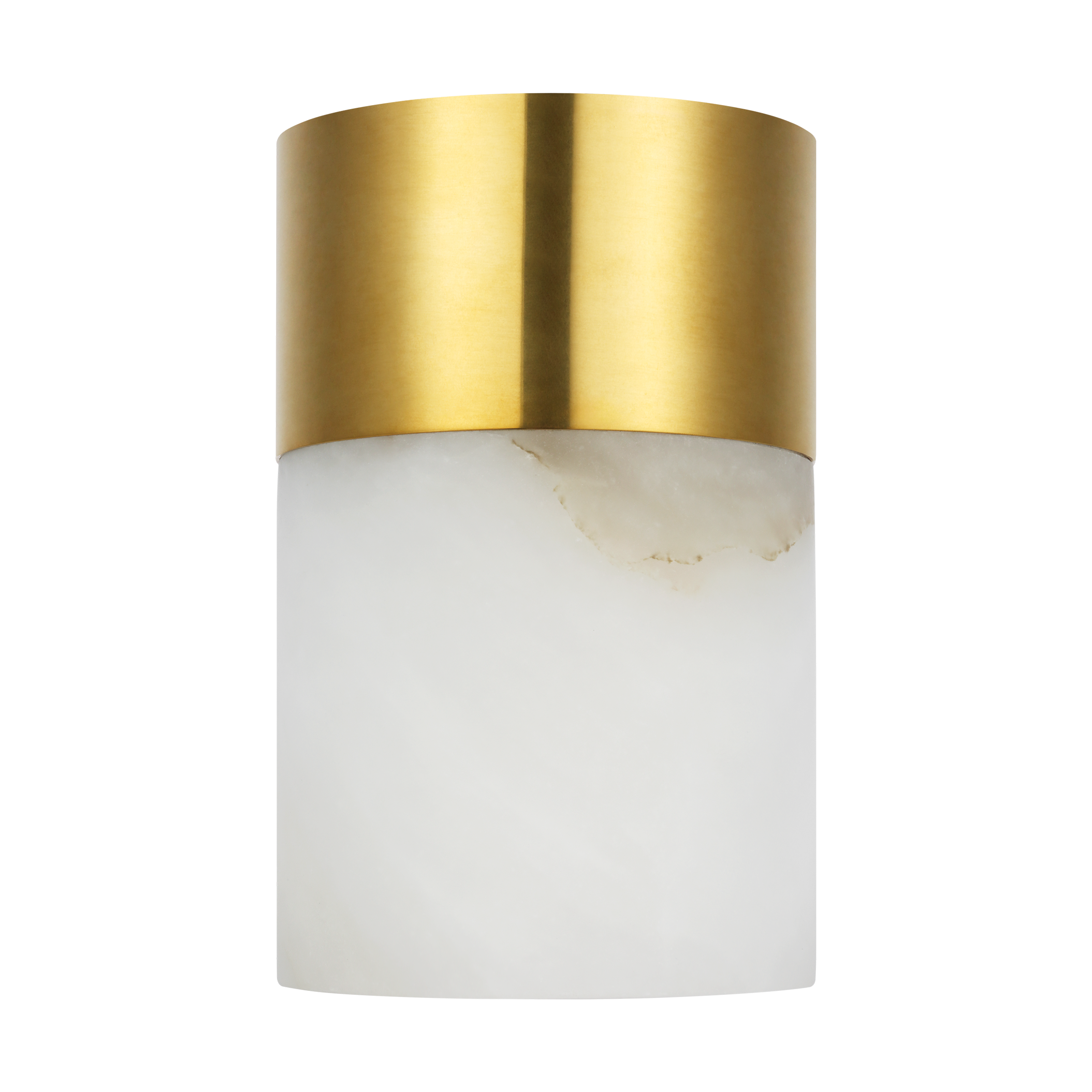 Caspe Alabaster 6 Rechargeable Table Lamp hand rubbed antique brass 2700K 90 CRI
