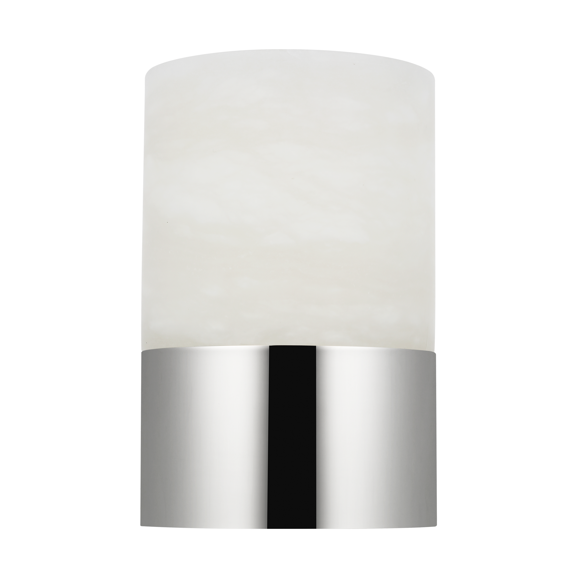Caspe Alabaster 6 Rechargeable Table Lamp Polished Nickel 2700K 90 CRI