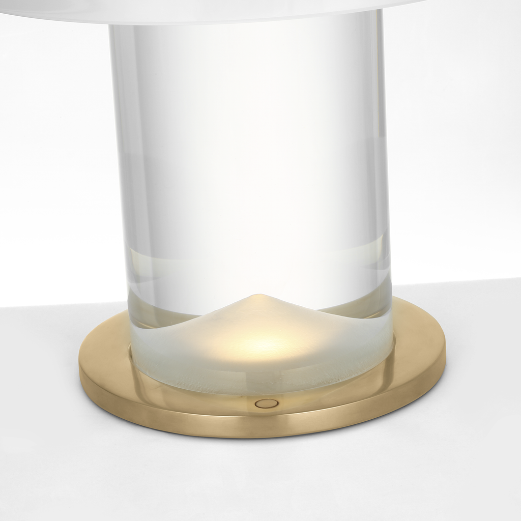 Beryl 17 Tapered Table Lamp hand-rubbed antique brass 2700K 90 CRI
