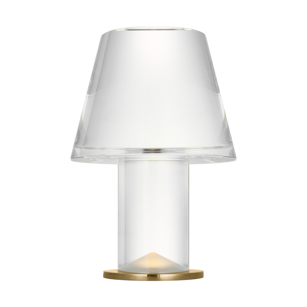 Beryl 17 Tapered Table Lamp hand-rubbed antique brass 2700K 90 CRI