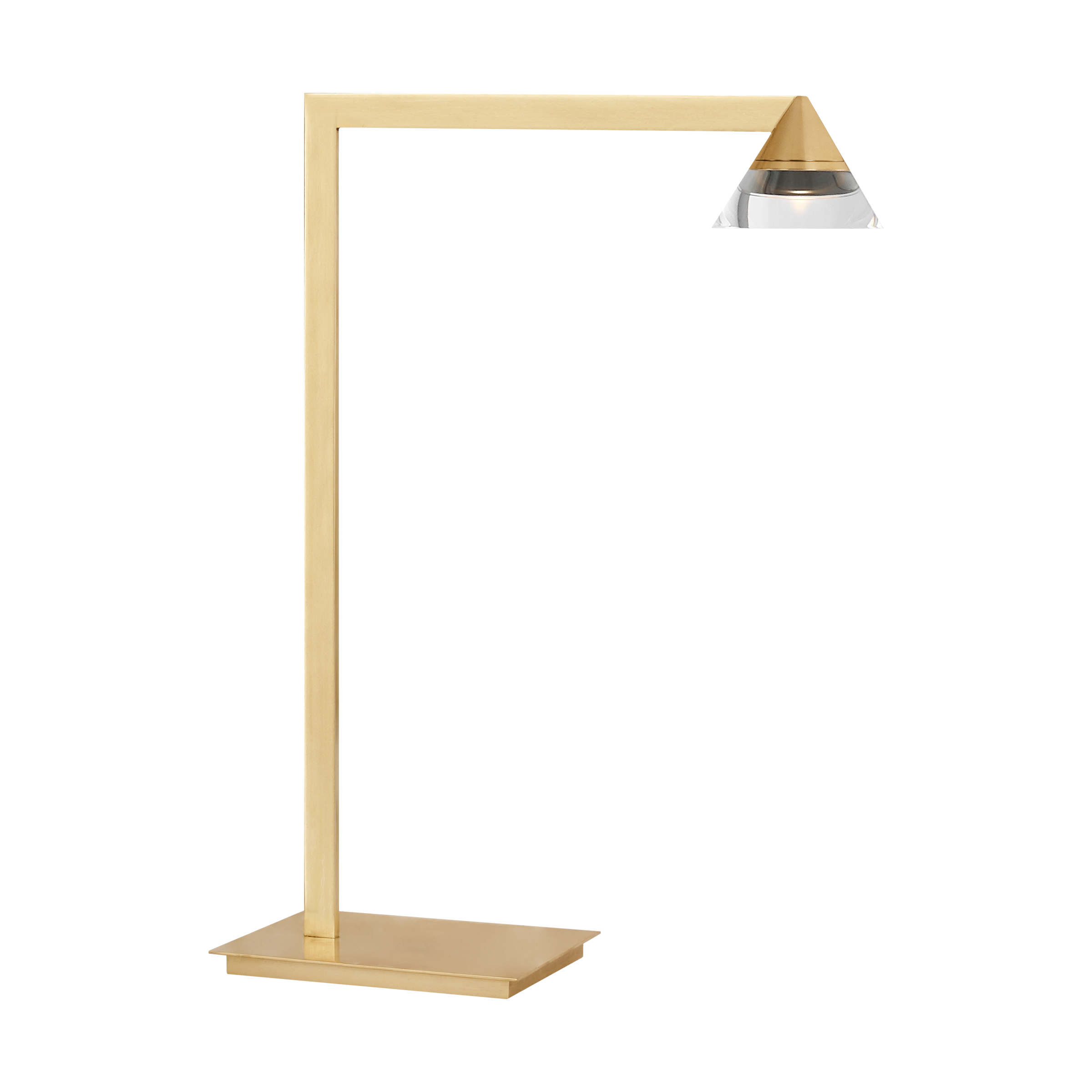 Midrand Crystal 19 Table Lamp hand-rubbed antique brass 2700K 90 CRI