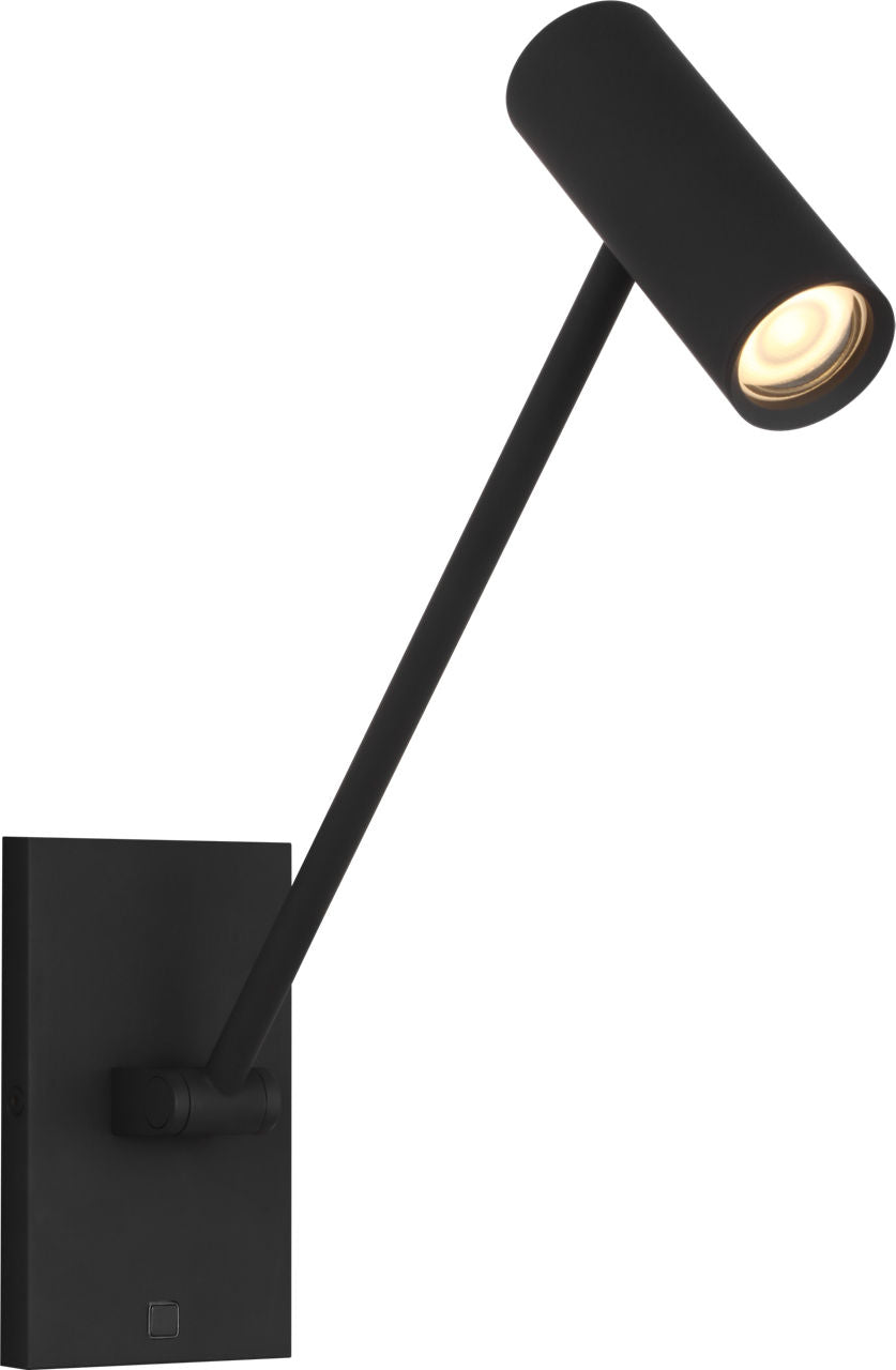 Ponte Small Task Sconce Nightshade Black 3000K 90 CRI