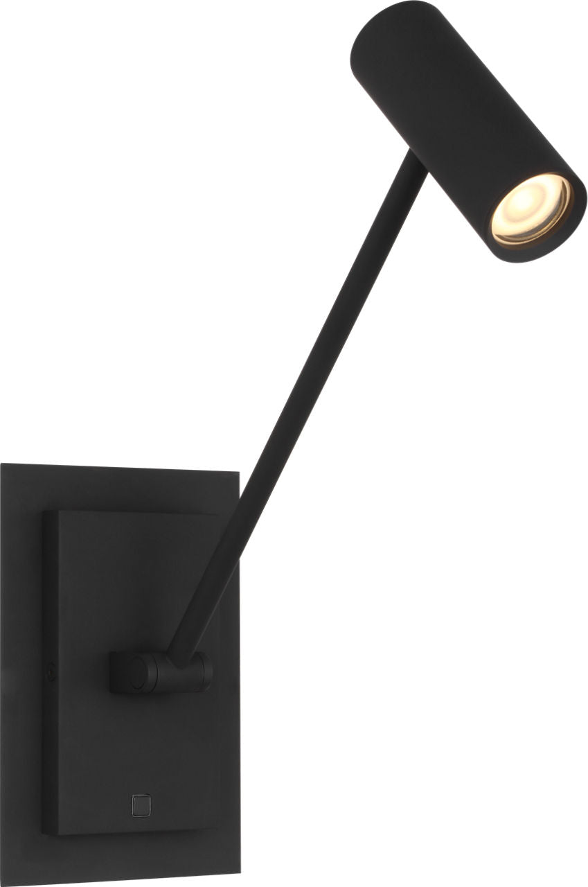 Ponte Small Task Sconce Nightshade Black 3000K 90 CRI