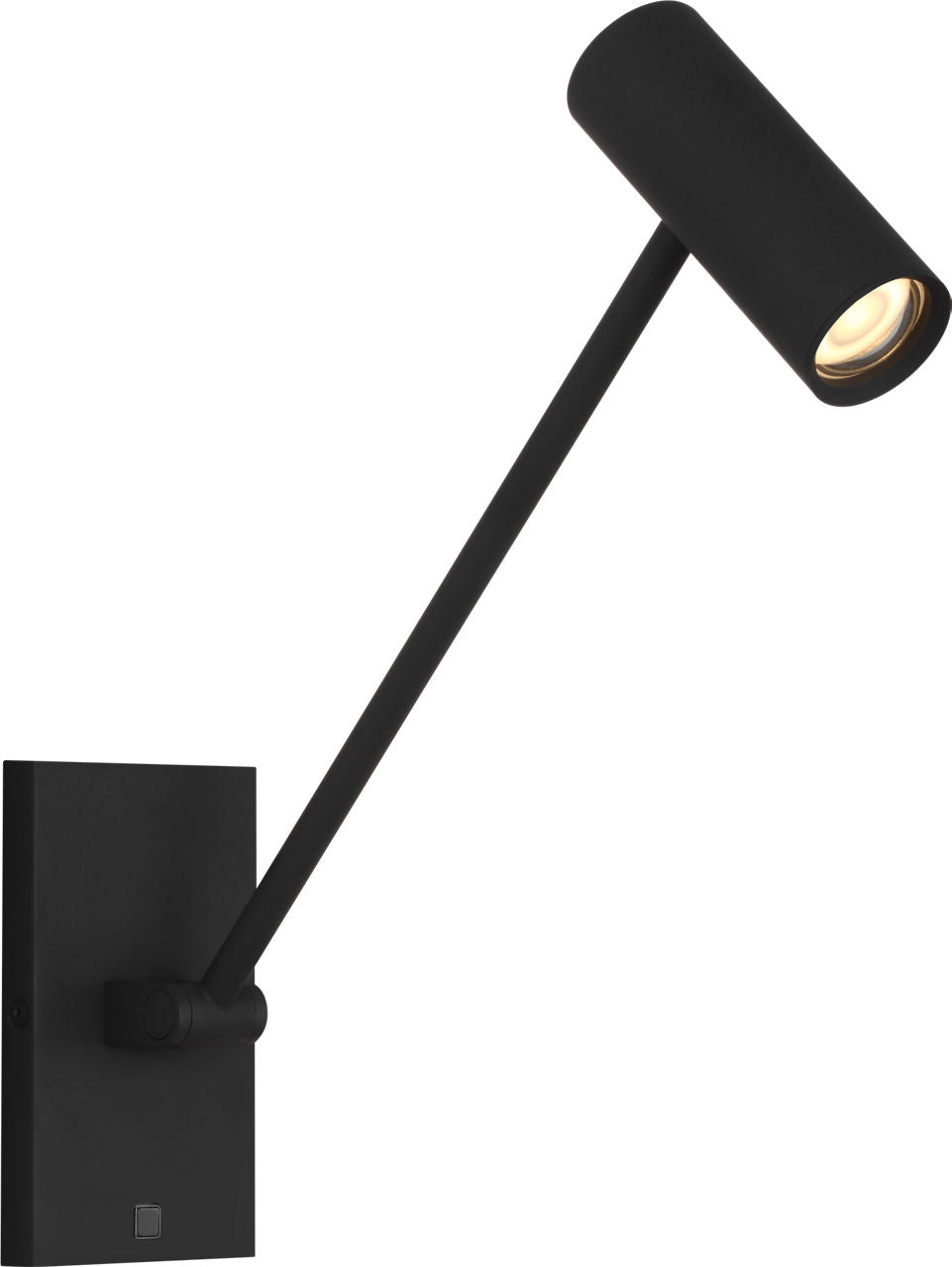 Ponte Small Task Sconce Nightshade Black 3000K 90 CRI