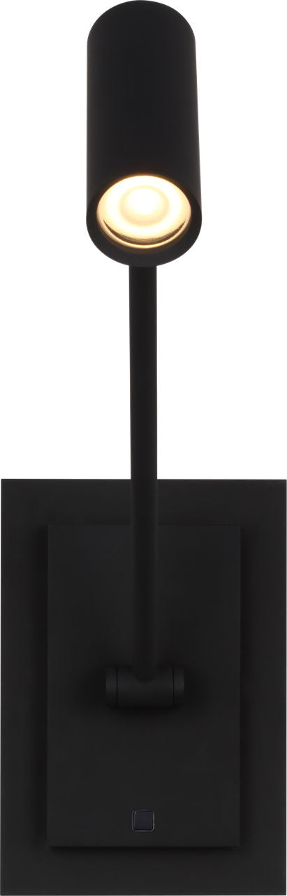 Ponte Small Task Sconce Nightshade Black 3000K 90 CRI