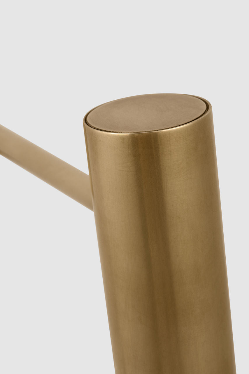 Ponte Small Task Sconce Natural Brass 3000K 90 CRI