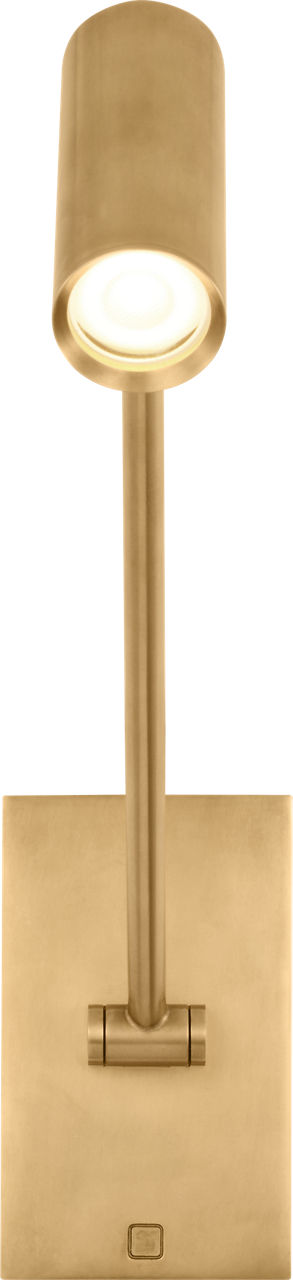 Ponte Small Task Sconce Natural Brass 3000K 90 CRI