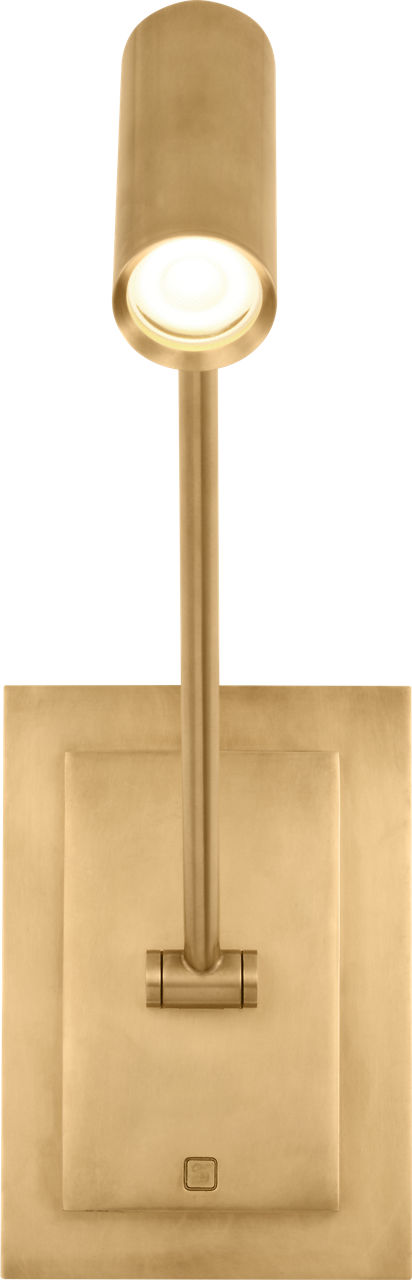 Ponte Small Task Sconce Natural Brass 3000K 90 CRI