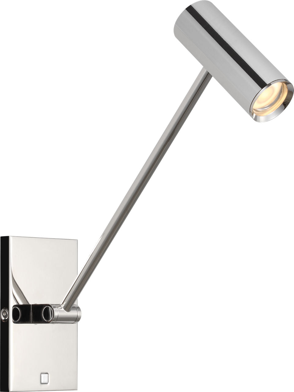 Ponte Small Task Sconce polished nickel 3000K 90 CRI