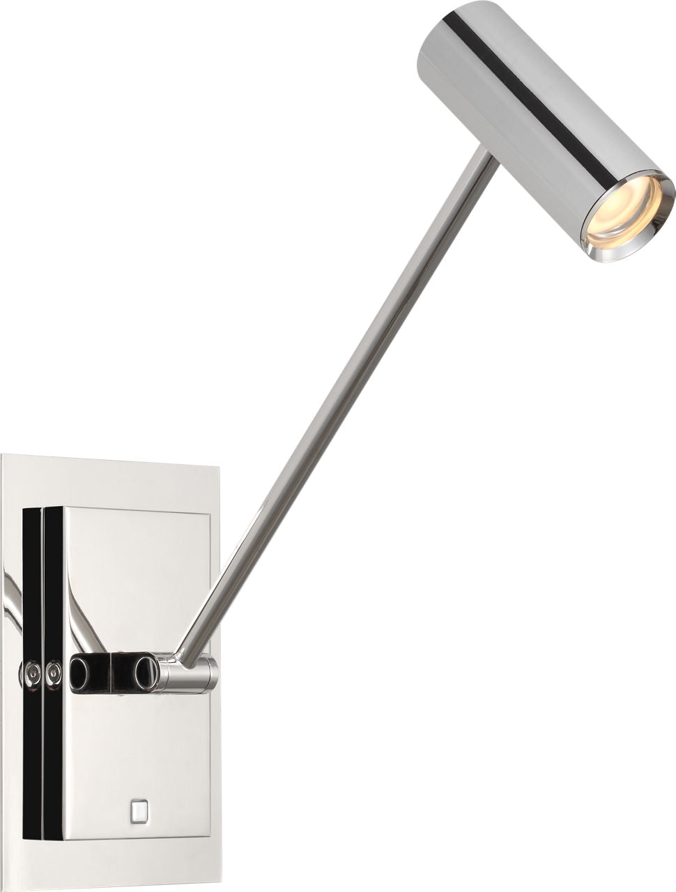 Ponte Small Task Sconce polished nickel 3000K 90 CRI