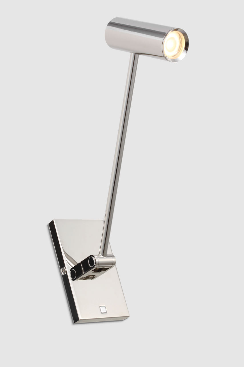 Ponte Small Task Sconce polished nickel 3000K 90 CRI