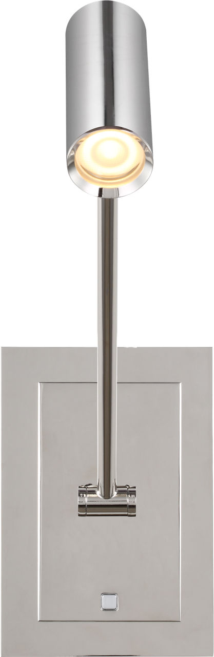 Ponte Small Task Sconce polished nickel 3000K 90 CRI