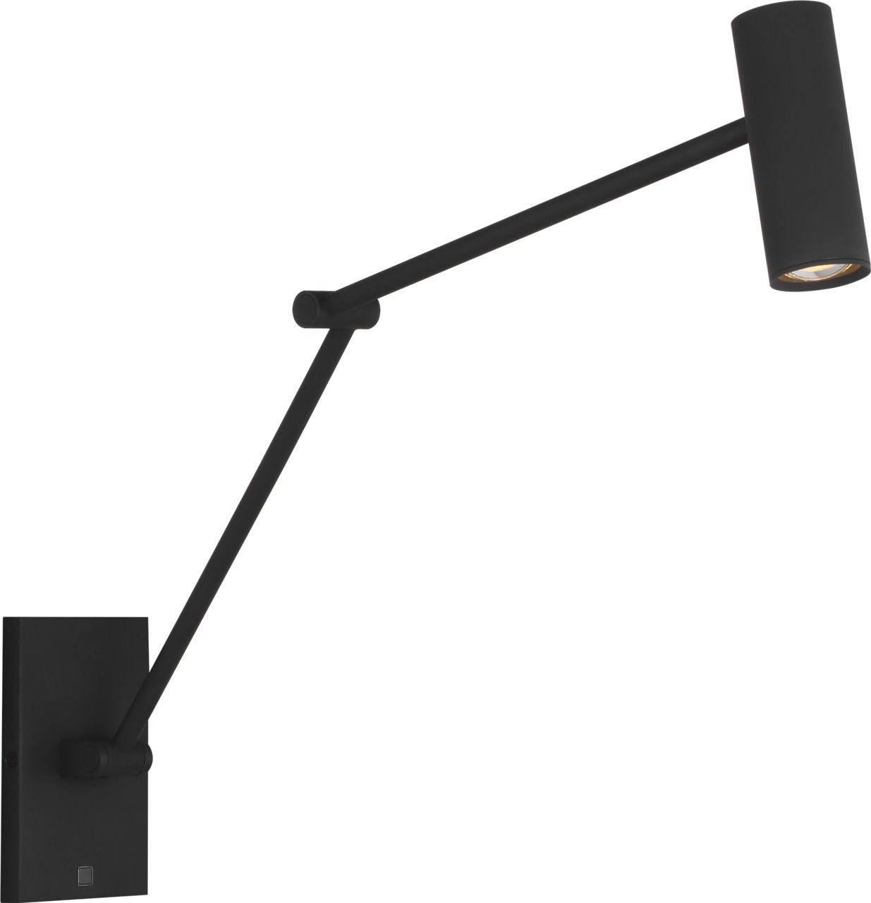 Ponte Medium Task Sconce Nightshade Black 3000K 90 CRI