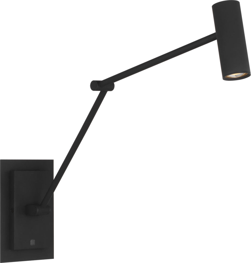 Ponte Medium Task Sconce Nightshade Black 3000K 90 CRI