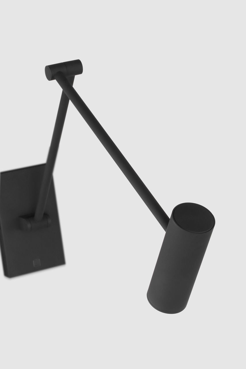 Ponte Medium Task Sconce Nightshade Black 3000K 90 CRI