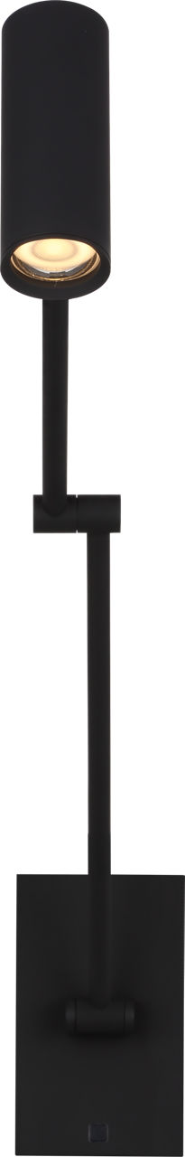 Ponte Medium Task Sconce Nightshade Black 3000K 90 CRI