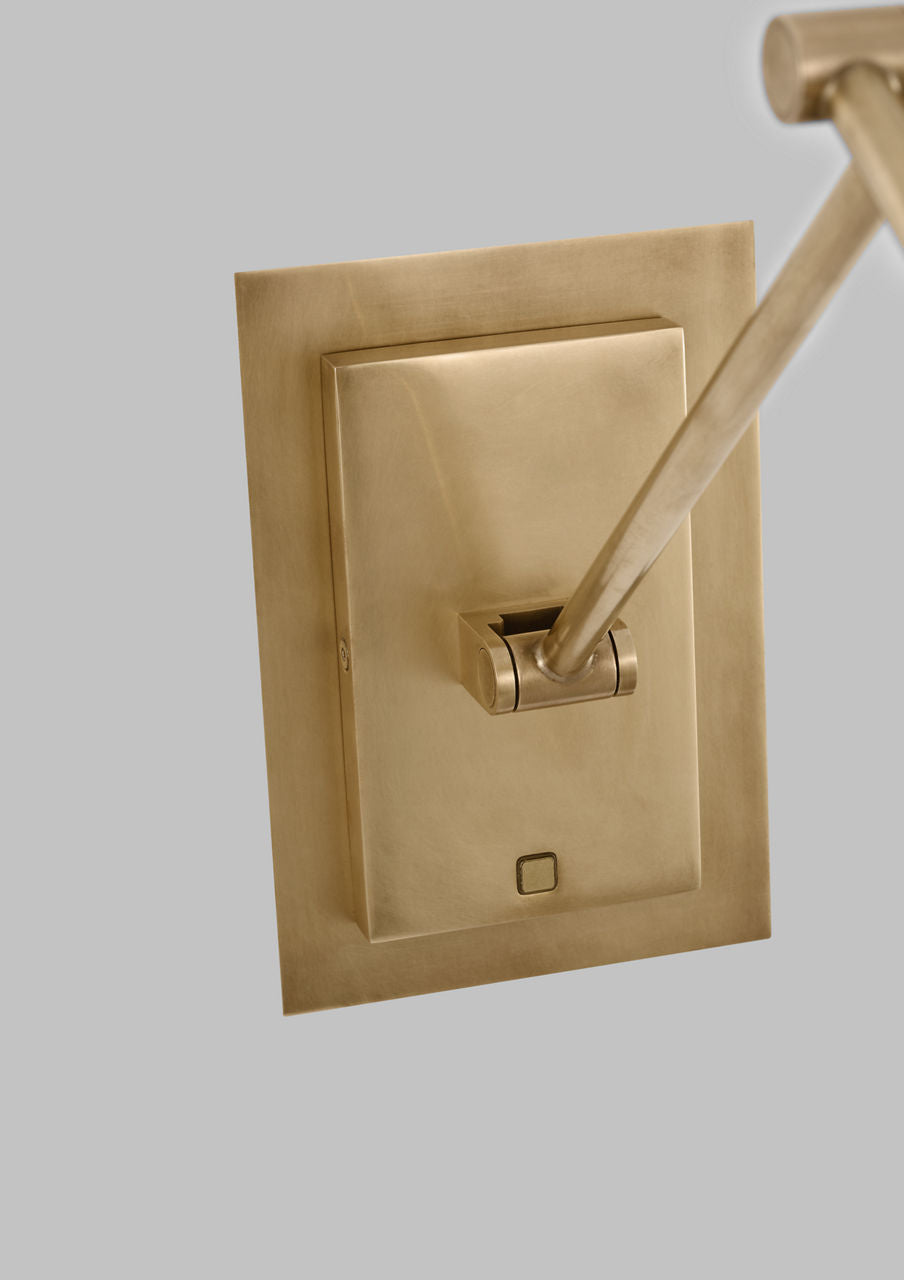 Ponte Medium Task Sconce Natural Brass 3000K 90 CRI